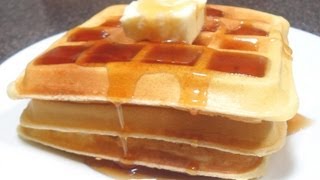 How To Make Waffles  Easy Cooking [upl. by Ailenroc]