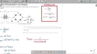 Ejemplo de RECTIFICACIÓN Y FILTRADO [upl. by Sherie]