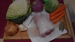 Recette Tête de veau roulée dans sa langue [upl. by Sitoiganap]