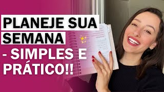 Como fazer seu PLANEJAMENTO SEMANAL  para iniciantes l Lê Fagundes [upl. by Aisila318]