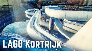 All Water Slides at LAGO Kortrijk Weide GoPro POV [upl. by Eissed]