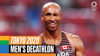 Decathlon Olympic RECORD for Damian Warner  Tokyo Replays [upl. by Llij]