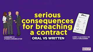 Oral vs Written Contract Which is Enforceable [upl. by Marrilee942]