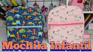 Mochila Infantil Facil [upl. by Disario975]