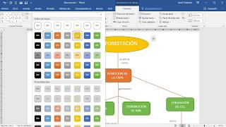 CÓMO HACER UN MAPA CONCEPTUAL EN WORD [upl. by Bartholomew]