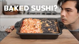 Sushi Bake Recipe 3 Ways Kani Fresh Crab Spicy Tuna [upl. by Orodisi959]