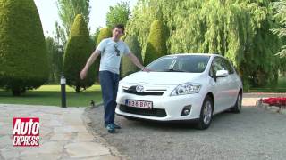 Toyota Auris Hybrid Review  Auto Express [upl. by Euqinim]