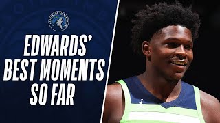 Anthony Edwards HIGHLIGHT Moments From His Rookie Campaign So Far [upl. by Lesiram181]