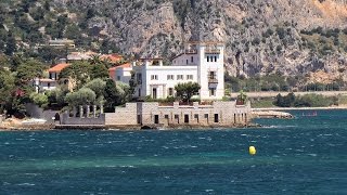 BeaulieusurMer and Cap Ferrat French Riviera France HD videoturystaeu [upl. by Kcirtapnaes]