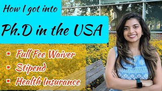 How to get into PhD in the USA as an International Student  Full Funding  Stipend [upl. by Mailliw446]