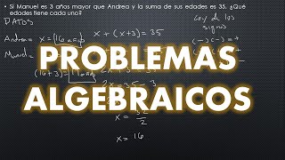 PROBLEMAS ALGEBRAICOS RESUELTOS [upl. by Lyns87]