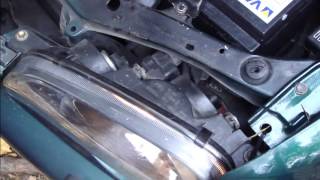 How to adjust headlight beam Toyota Corolla Years 1996 to 2001 [upl. by Aristotle]