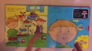 Cuentos infantiles El cuerpo humano mi primer libro de anatomía libro infantil en español [upl. by Aihtennek]