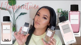 DOLCE amp GABBANA 3 LIMPERATRICE REVIEW  COMPARING DIFFERENT BOTTLES  MY PERFUME COLLECTION [upl. by Mayram]