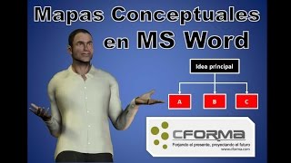 Cómo hacer Mapas Conceptuales en Word [upl. by Ahsinehs]