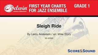 Sleigh Ride arr Mike Story  Score amp Sound [upl. by Einahets493]