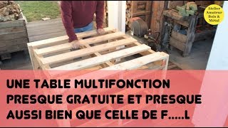 Une table multifonction presque gratuite [upl. by Edorej]