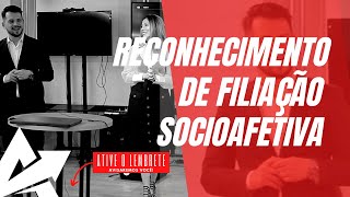 DIREITO DE FAMÍLIA Reconhecimento de filiação socioafetiva [upl. by Ailimat]