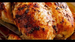 Garlic Herb Butter Roast Chicken [upl. by Spratt]