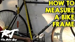 How To Measure A Bike Frame [upl. by Knowles]