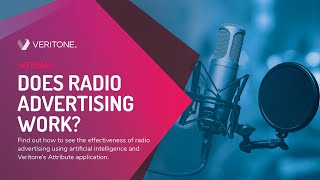 Does Radio Advertising Work  Veritone [upl. by Karlie]