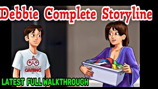 Debbie Complete Storyline  Summertime saga 0201  Debbies Latest Full Walkthrough [upl. by Epilef]