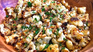 DELICIOUS Roasted Cauliflower Easy amp Fast Recipe [upl. by Htennek732]