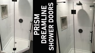 DREAMLINE SHOWER DOORS PRISM 36” frameless shower doors [upl. by Harwell714]