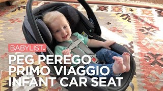 Peg Perego Primo Viaggio 435 Infant Car Seat Review  Babylist [upl. by Akihsal]