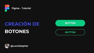 Figma Tutorial  Creación de Botones [upl. by Hcnarb]