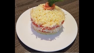 Нежный салат с сёмгой\Delicate salad with salmon [upl. by Hazlett]