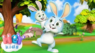 Petit Lapinou 🐰 Comptines et chansons pour les petit  HeyKids Français [upl. by Navnod737]