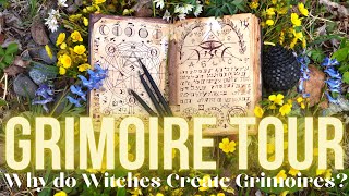 Witches Grimoire Flip Through  Why Do Witches Create Grimoires  TheLifeofEm [upl. by Rojam]