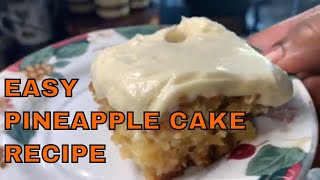 Speedy Pineapple Cake Recipe Paula Deen [upl. by Nylarat]