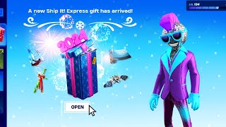 BONUS PRESENT in Fortnite WINTERFEST [upl. by Akcir707]