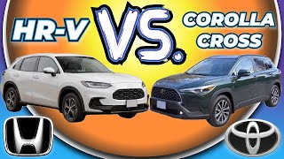 Toyota Corolla Cross VS Honda HRV comparison [upl. by Dow800]