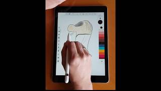 Mit IPad 2018 und dem Pencil zeichnen [upl. by Reklaw510]