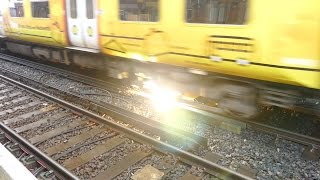 Merseyrail 507 009 making arcs at Birkdale station [upl. by Githens41]