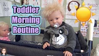 Reborn Toddler Twins Morning Routine  Kelli Maple [upl. by Georgia]