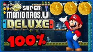 4T FreezingRain Tower ❤️ New Super Mario Bros U Deluxe ❤️ 100 All Star Coins [upl. by Nalehp]