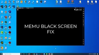 Memu Emulator Black Screen Fix 2022 [upl. by Liryc249]