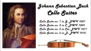 Johann Sebastian Bach  Cello suites in 432 Hz great for reading or studying [upl. by Llenrahc]