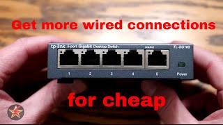 TPLink 5 Port Gigabit Ethernet Network Switch TLSG105 Review [upl. by Nwahsd]