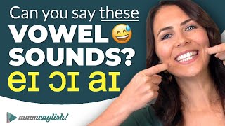 Pronunciation Practice 👄 Difficult Vowel Sounds DIPHTHONGS [upl. by Iaw]