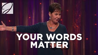 Your Words Matter  Joyce Meyer [upl. by Ettolrahs]