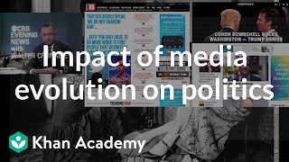 Impact of media evolution on politics  US government and civics  Khan Academy [upl. by Letti]