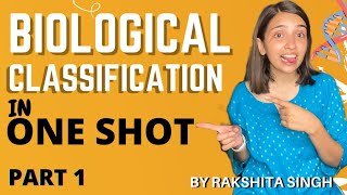 Biological Classification One Shot  Class 11  NCERT  Rakshita Singh  Part 1 [upl. by Delastre]