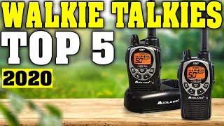 TOP 5 Best Walkie Talkies 2020 [upl. by Adnyc]