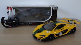 Rastar McLaren P1 GTR 114 Scale RC Hypercar  Unboxing and Review [upl. by Ormiston]