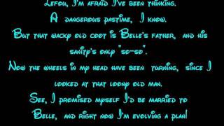 Gaston Reprise  Beauty And The Beast Lyrics HD [upl. by Malloy]